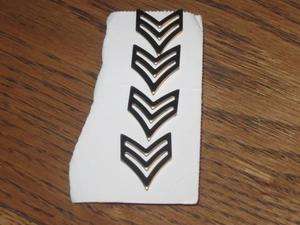 Vintage Army Sergeant Sgt Rank Pin Marked G G1 Lot of 4  
