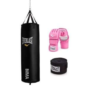  Everlast Womens Kickboxing Kit (Black, 70 Pounds) Sports 