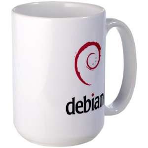  Large Debian Mug Debian Large Mug by  Everything 