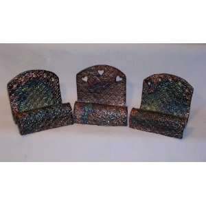  Raku Business Card Holders by Missy James