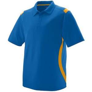   Custom All  Conference Sport Shirt ROYAL/GOLD A2XL