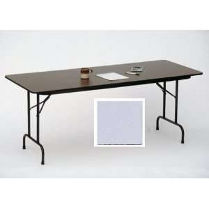 Correll Cf2496M 13 Melamine Top Folding Tables   Fixed Height   Dove 