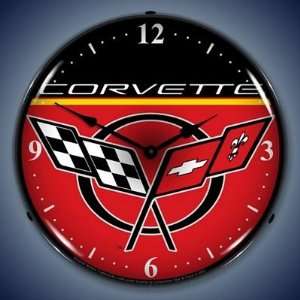  C5 Corvette Lighted Wall Clock