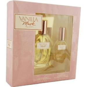 Vanilla Musk by Coty For Women. Set cologne Spray 1.7 Ounces & Cologne 