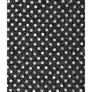    Silver/Black Sequin Fabric 3mm Fabric Arts, Crafts & Sewing