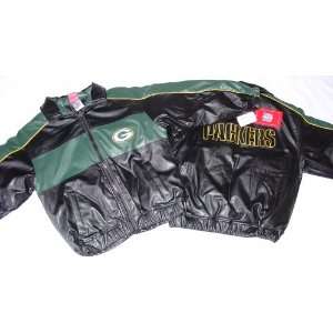  NFL Green Bay Packers Youth Pleather Jacket, Medium 10 12 