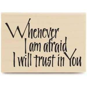  Trust in You Wood Mounted Rubber Stamp Arts, Crafts 