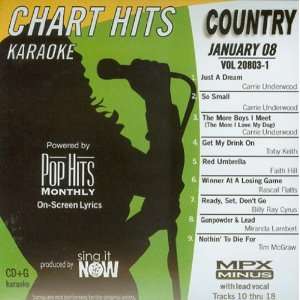  Pop Hits Monthly Country   January 2008 Karaoke CDG 