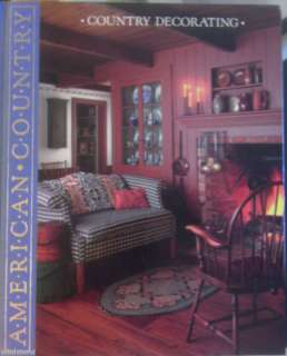 Country Decorating American Country Time Life Book Vtg  