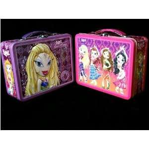  Tin Embossed Bratz Lunch Box SET/2 