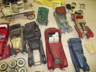 Vintage 1950 60S Model Car Junkyard Lot TONS OF PIECES 3  