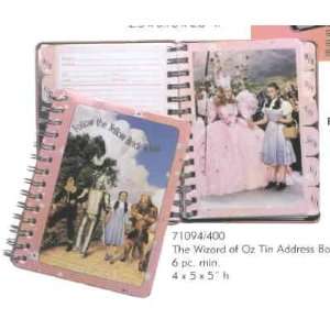  Wizard of Oz Tin Address Book 