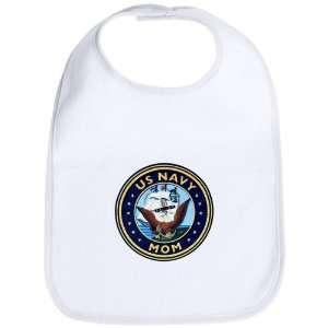   Cloud White US Navy Mom Bald Eagle Anchor and Ship 