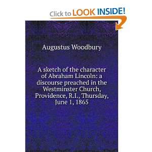   , Providence, R.I., Thursday, June 1, 1865 Augustus Woodbury Books
