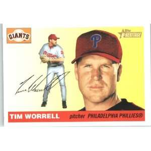  2004 Topps Heritage #93 Tim Worrell   San Francisco Giants 