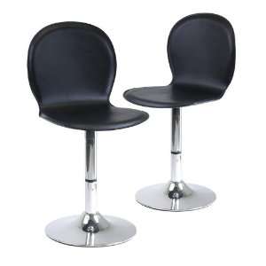  Spectrum Set of 2, Swivel, Shell Chair, Faux Leather, Rta 