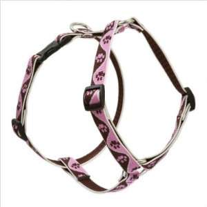  Tickled Pink 3/4 Adjustable Medium Dog Roman Harness Size 
