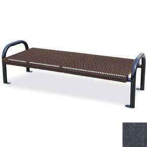  Eagle One 6 in Portable Expanded Metal Flat Bench   Black 