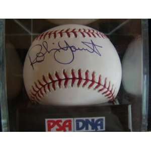  Robin Yount Signed Ball   Psa dna Graded 9 5   Autographed 