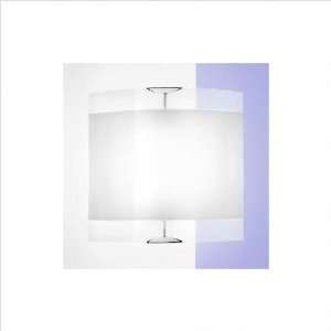 Selis Medium Crystal Trim Wall/Ceiling Mount Bulb Fluorescent 2x18W 