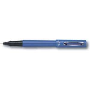    BU Paperskater Gel Rollerball Pen 0.7mm Medium Point Black Ink Blue