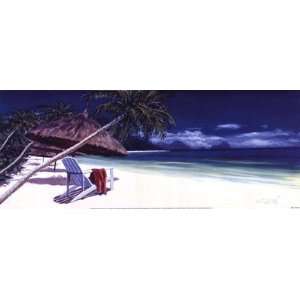  D. J Smith   Secluded Beach II Size 20x8 Finest LAMINATED 