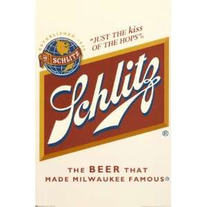 Schlitz Beer Poster Print, 23x35 