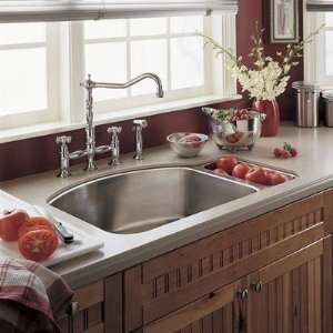  Culinaire 8.5 Undermount Dual Level Kitchen Sink