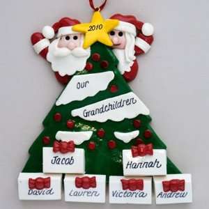  Personalized Tree with 6 Gifts Christmas Ornament