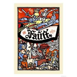 Faust Giclee Poster Print by Karl Michel, 18x24