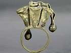 Very Unusual Uzbek Floral Tower Flower Bells Kuchi Bronze Ring