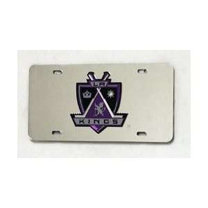  LOS ANGELES KINGS (SILVER) LASER CUT AUTO TAG Sports 