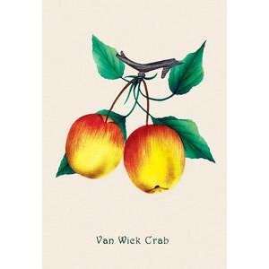  Paper poster printed on 20 x 30 stock. Van Wick Crab Apple 