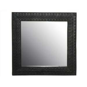  Square Mirror with Recycled/Upcycled Rubber Tire Frame 