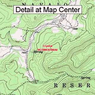   Map   Crystal, New Mexico (Folded/Waterproof)