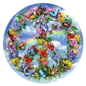    ful Garden 1000pc Round Jigsaw Puzzle by Lori Schory Toys & Games