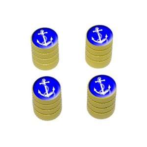 Anchor and Rope   Ship Boat Boating Sailing   Tire Rim Valve Stem Caps 