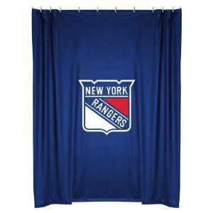  New York Rangers Bathroom Shower Curtain Sports 