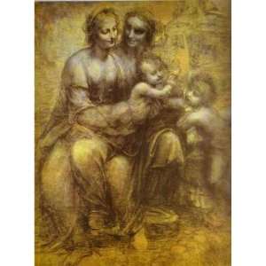  FRAMED oil paintings   Leonardo da Vinci   32 x 44 inches 