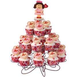 Wilton CUPCAKES N MORE 23 Ct DESSERT STAND Cake Party  