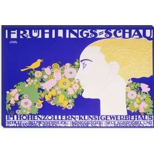  Spring show (Fruhlings Schau) Exhibition Vintage Poster by 