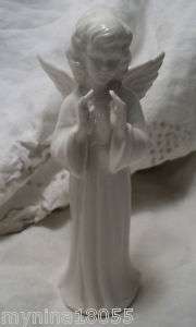 Vintage Antique Porcelain Angel Figure cursive D Crown  