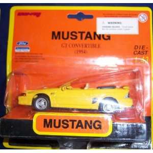    1994 Mustang GT Convertible 1/43 scale yellow Toys & Games
