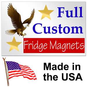   Custom Personalized Fridge Refrigerator Business Card Magnets 2x3.5