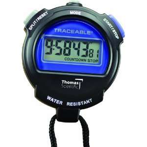 Thomas 1030 ABS Plastic Traceable Digital Stopwatch with 25/64 High 