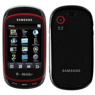 Samsung SGH T669 Gravity Touch Red (Unlocked) 3G Cellular Phone  