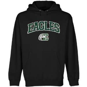  NCAA Eastern Michigan Eagles Black Logo Arch Applique 