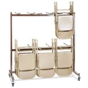  Two Tier Folding Chair Dolly   84 chair capacity