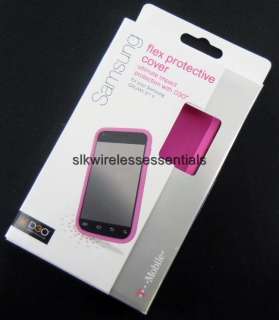 New OEM T Mobile Pink D3O Flex Gel Shell Cover Case for Samsung Galaxy 