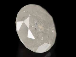 93ct Neat Soft Grey All Natural Round Rose Cut Diamond  